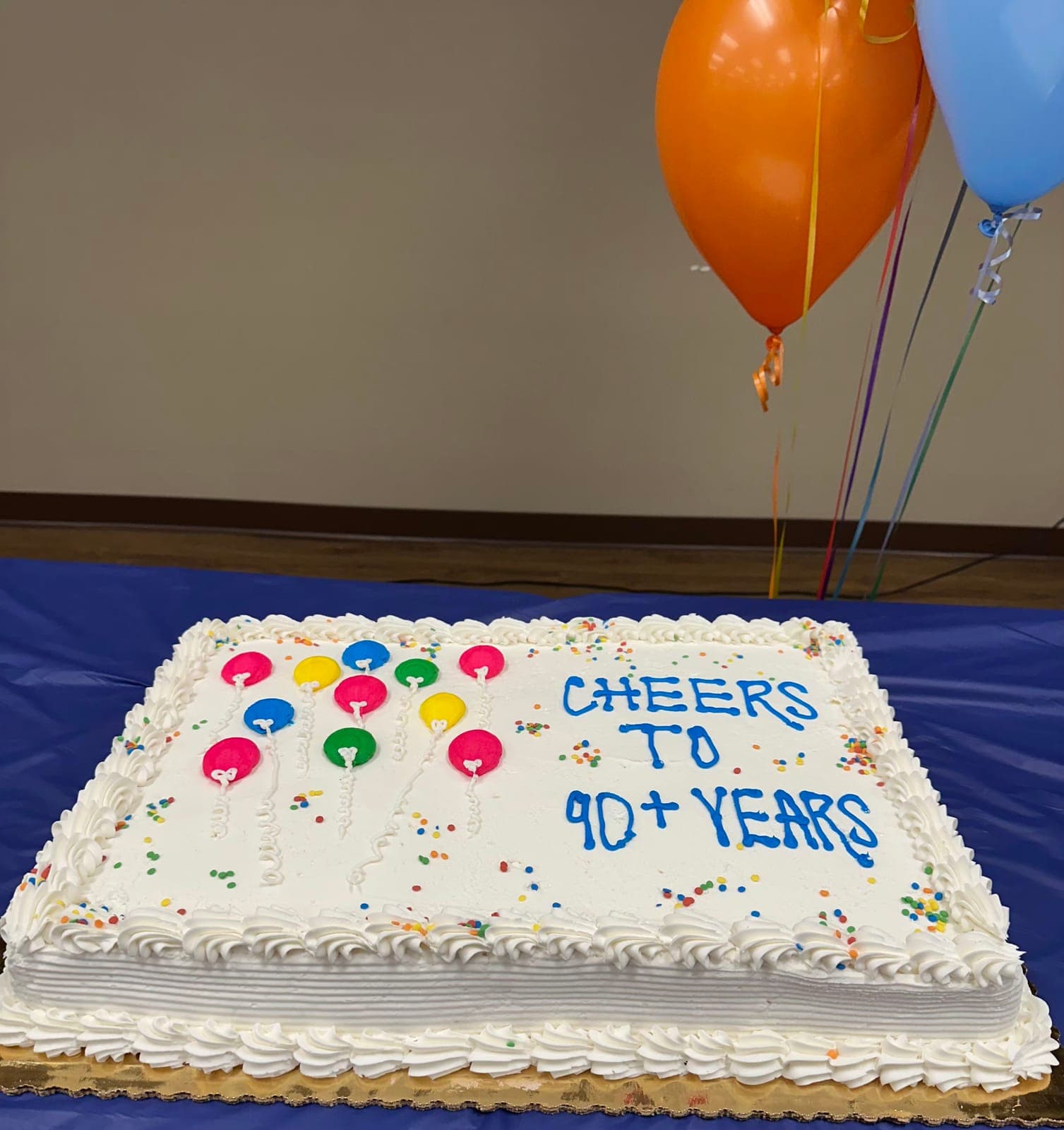 Guests celebrate at the DeCorso Community Center’s October 7 birthday extravaganza honoring New Providence residents in their 90s.