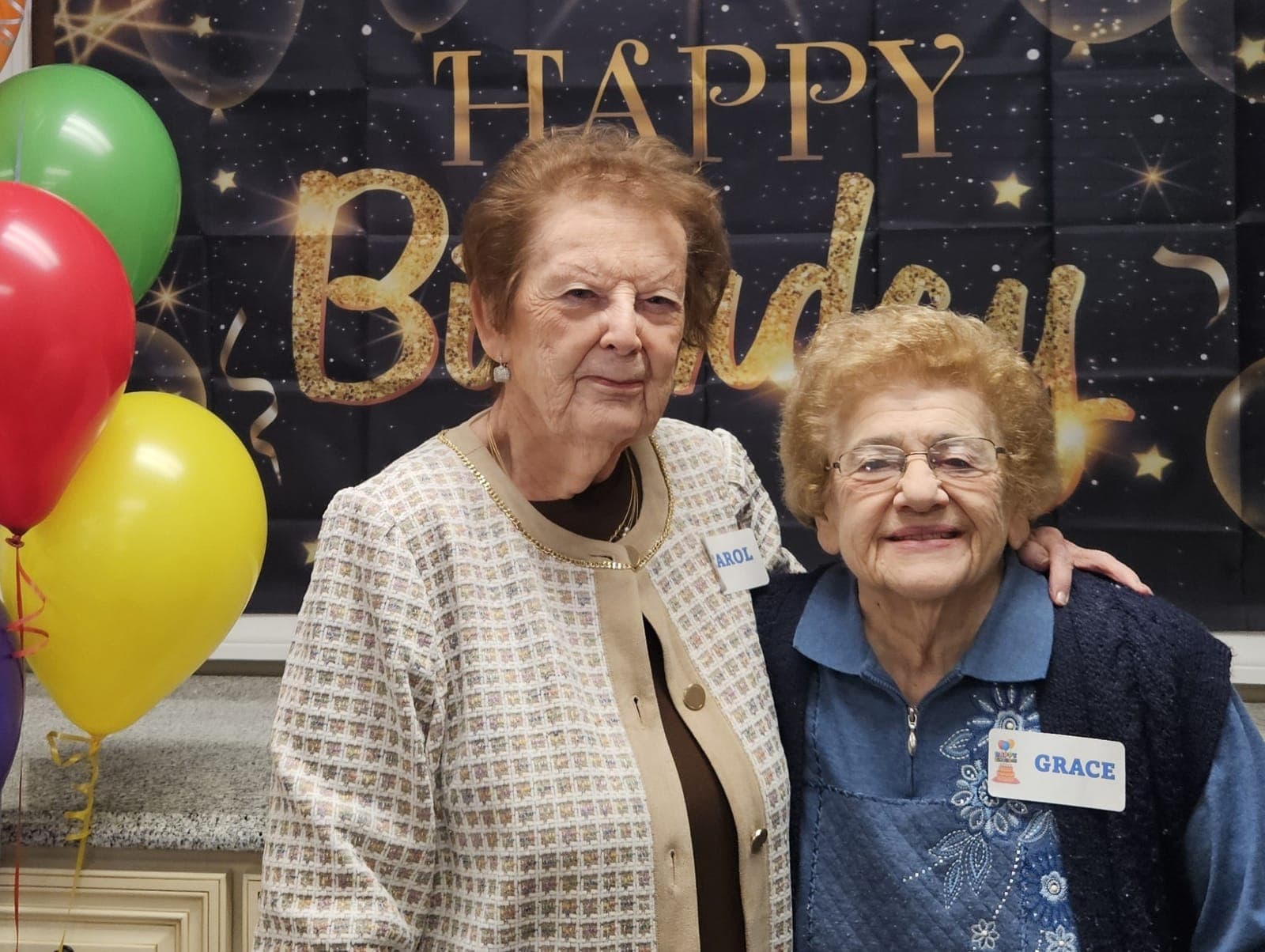 Guests celebrate at the DeCorso Community Center’s October 7 birthday extravaganza honoring New Providence residents in their 90s.