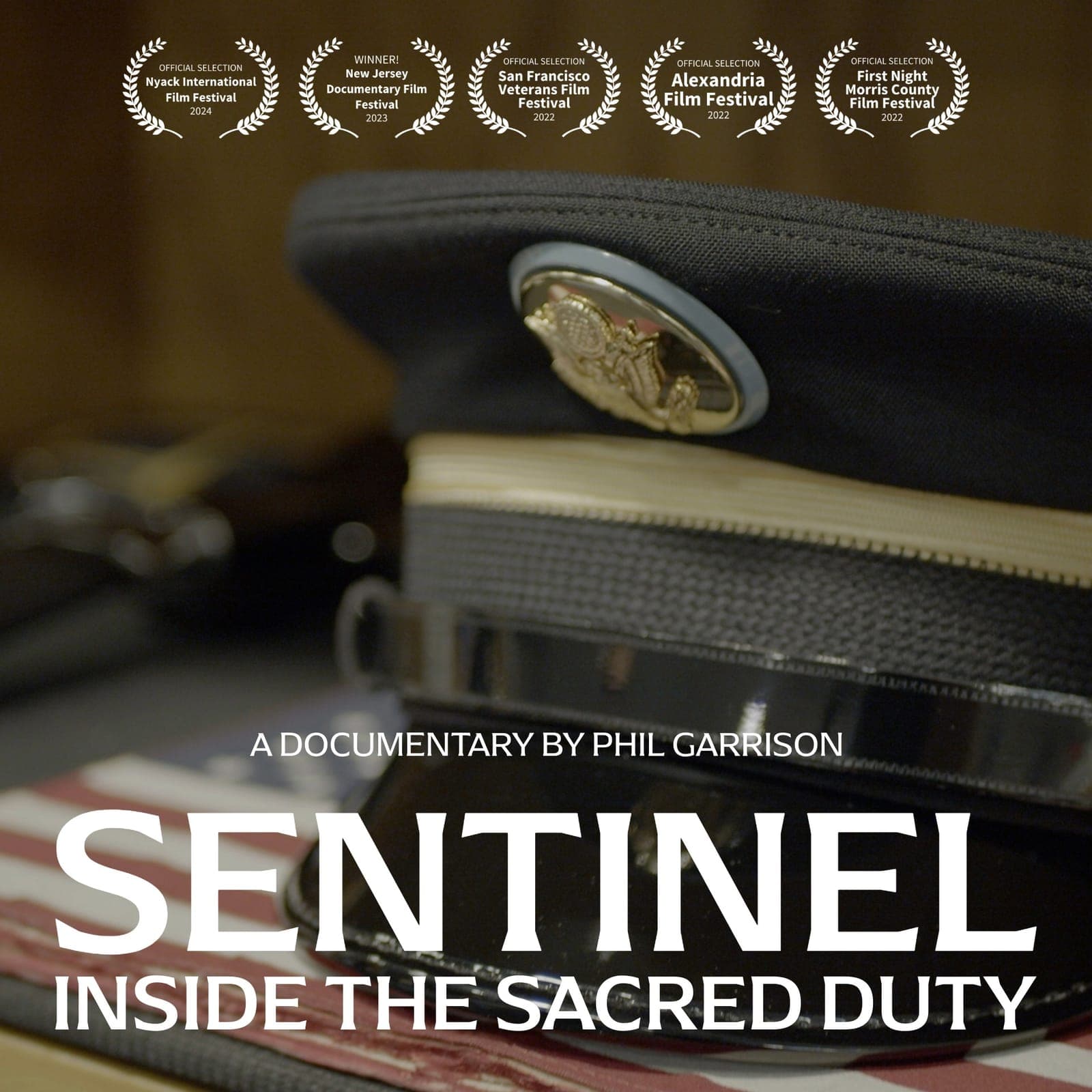 Poster for “Sentinel: Inside the Sacred Duty,” which the library will screen November 5.